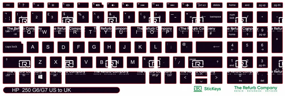 SticKeys® for HP Probook 250 G7
