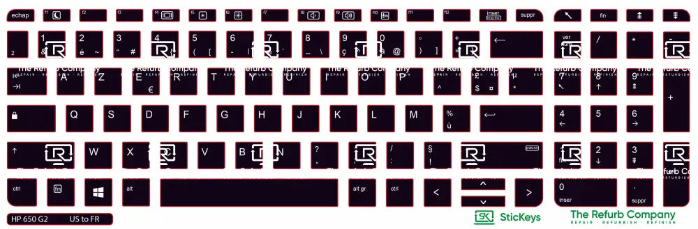 SticKeys® for HP Probook 650 G2