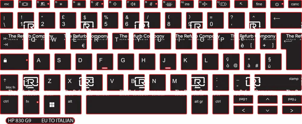 SticKeys® for HP Elitebook 830 G9