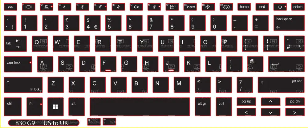 SticKeys® for HP Elitebook 830 G9