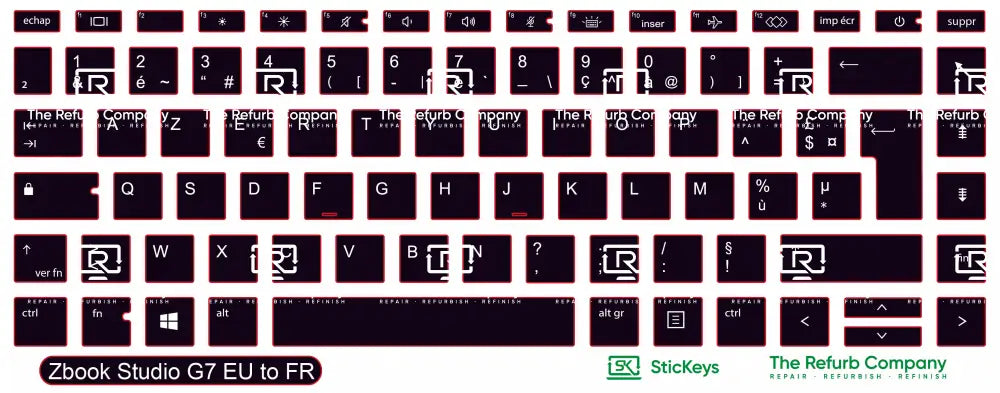 SticKeys® for HP Zbook Studio  G7