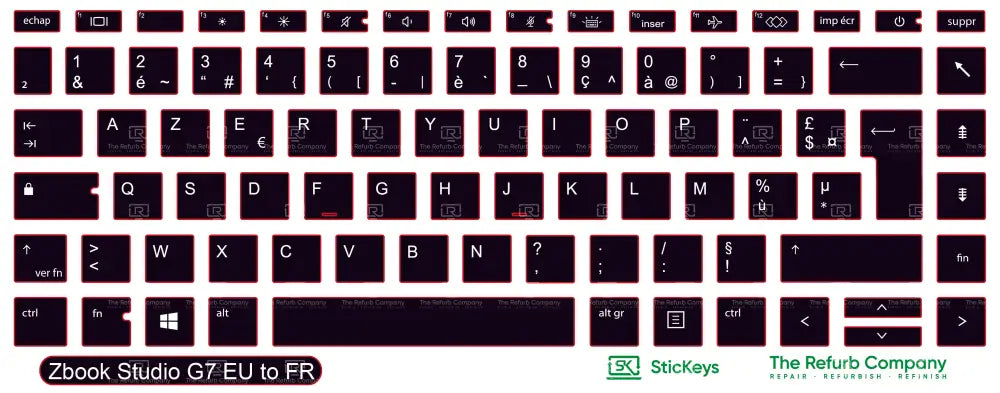 SticKeys® for HP Zbook Studio G7