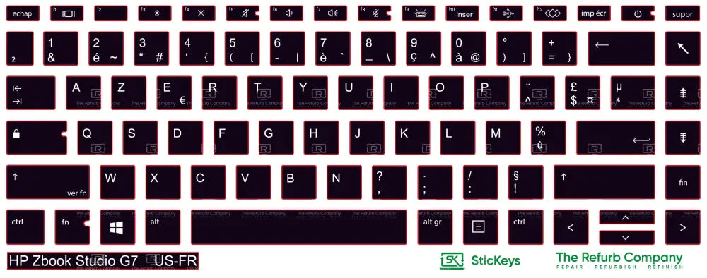 SticKeys® for HP Zbook Studio G7