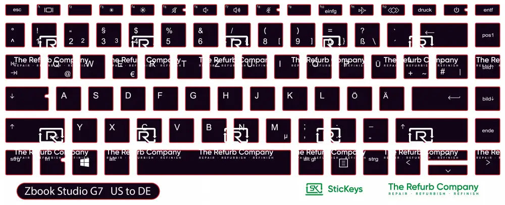 SticKeys® for HP Zbook Studio  G7