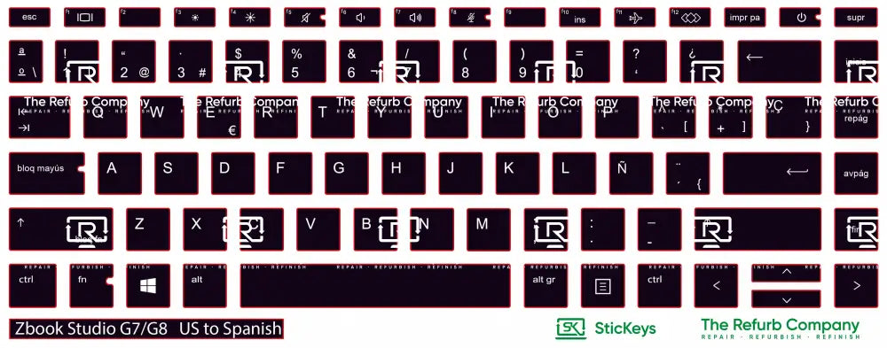 SticKeys® for HP Zbook Studio  G7