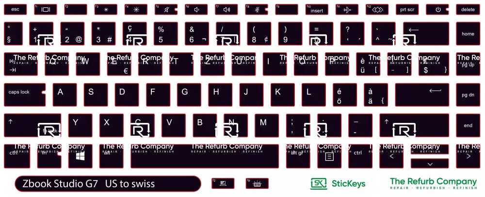 SticKeys® for HP Zbook Studio  G7