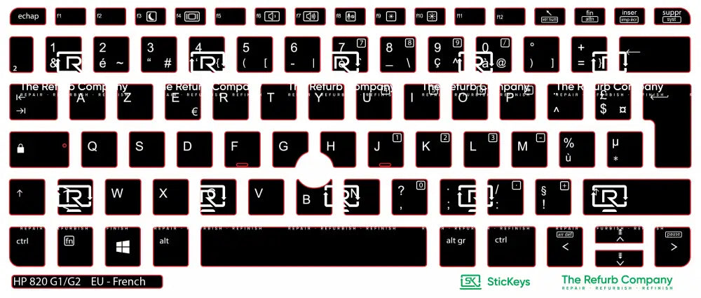 SticKeys® for HP Elitebook 820 G1