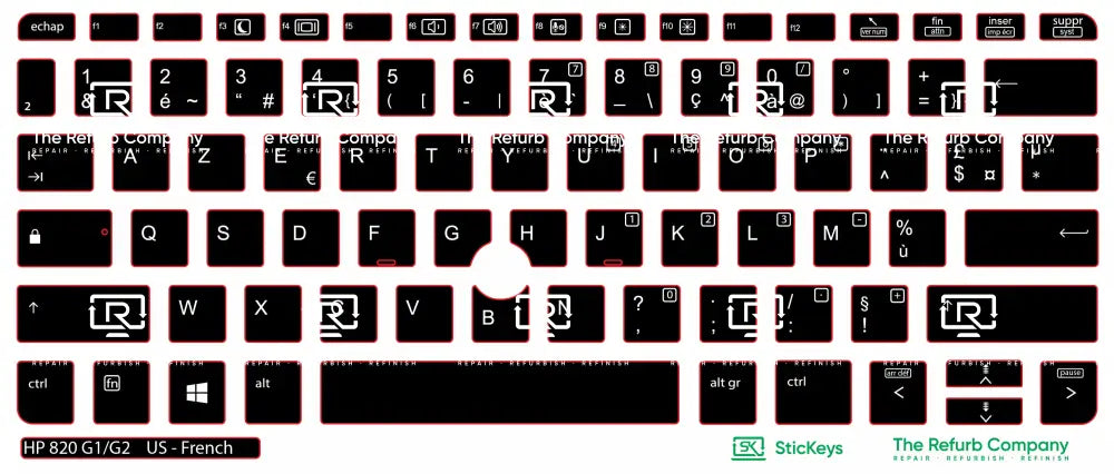 SticKeys® for HP Elitebook 820 G1