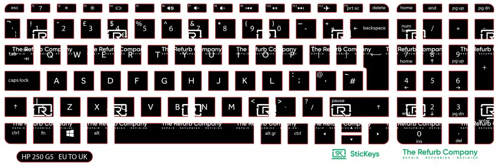 SticKeys® for HP 250 G5
