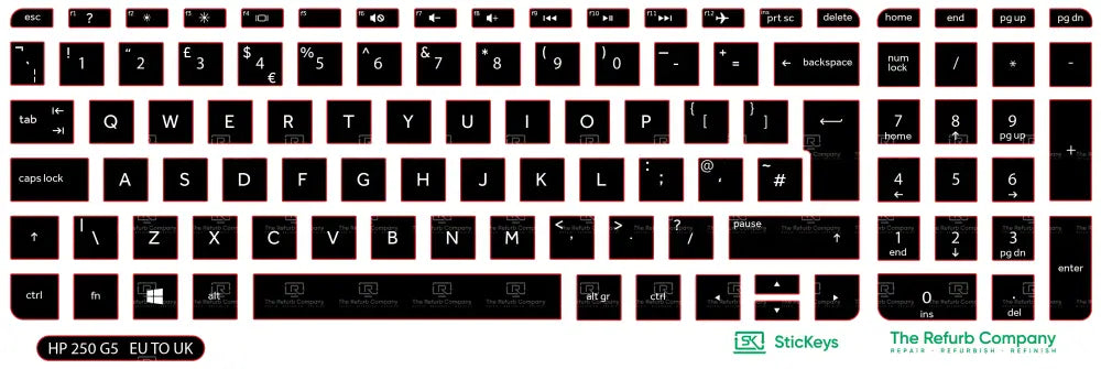 SticKeys® for HP 250 G5
