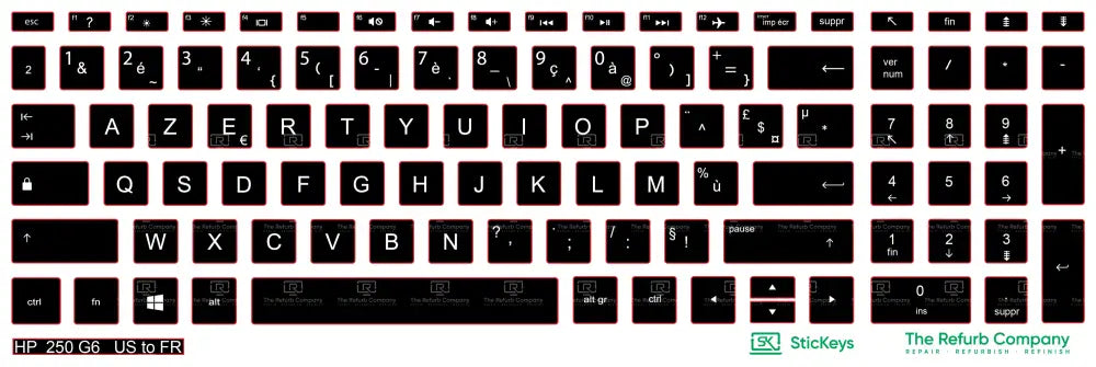 SticKeys® for HP 250 G6