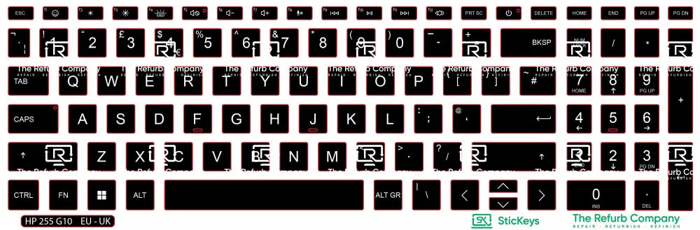 SticKeys® for HP 255 G10