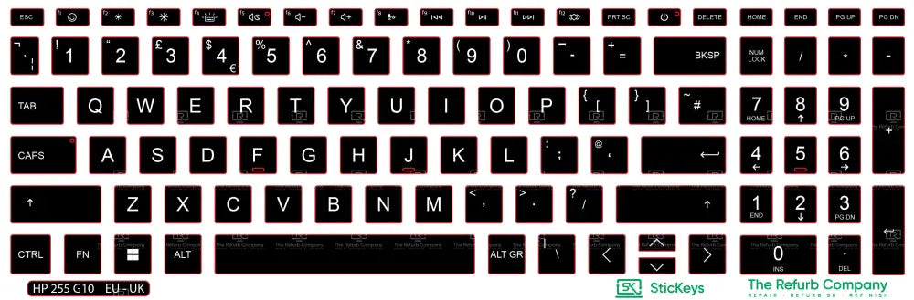 SticKeys® for HP 255 G10