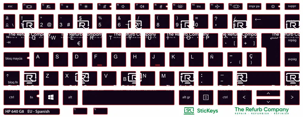 SticKeys® for HP Probook 640 G8