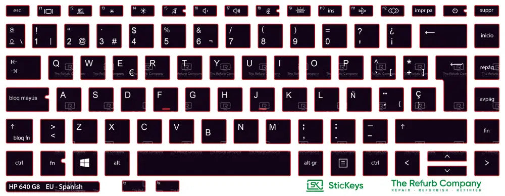 SticKeys® for HP Probook 640 G8