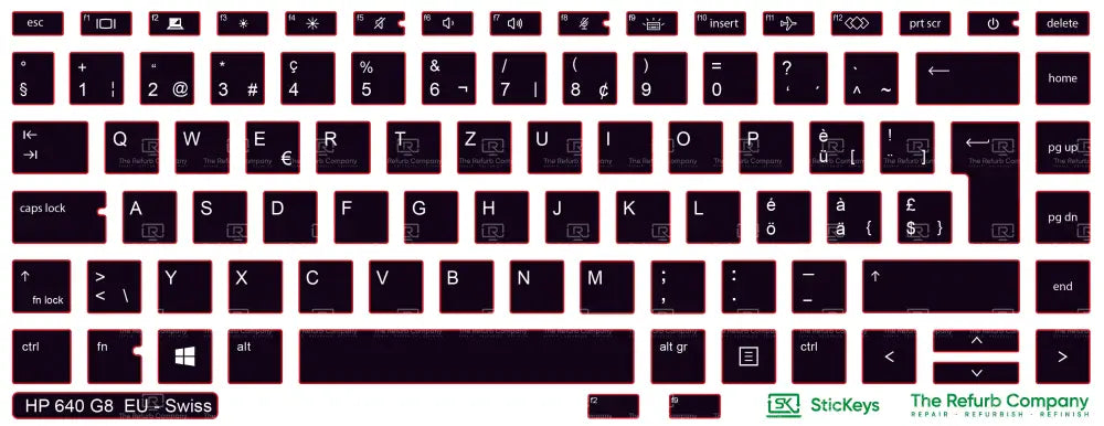 SticKeys® for HP Probook 640 G8