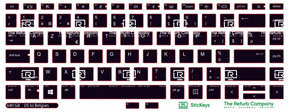SticKeys® for HP Probook 640 G8