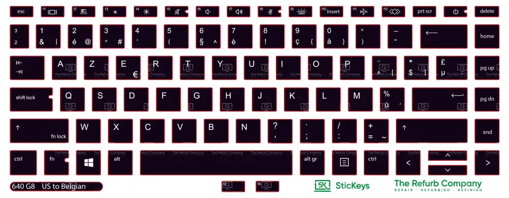 SticKeys® for HP Probook 640 G8