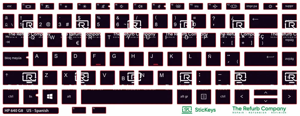 SticKeys® for HP Probook 640 G8