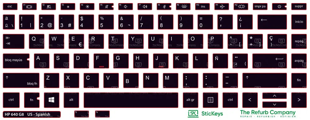 SticKeys® for HP Probook 640 G8
