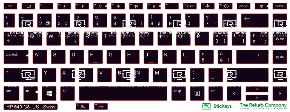 SticKeys® for HP Probook 640 G8