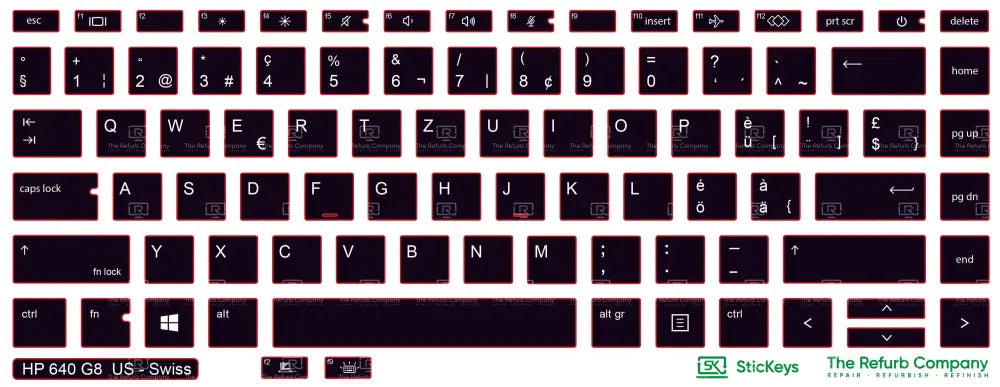 SticKeys® for HP Probook 640 G8