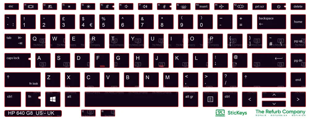 SticKeys® for HP Probook 640 G8