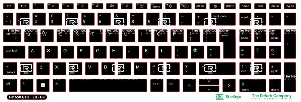 SticKeys® for HP Elitebook 650 G10