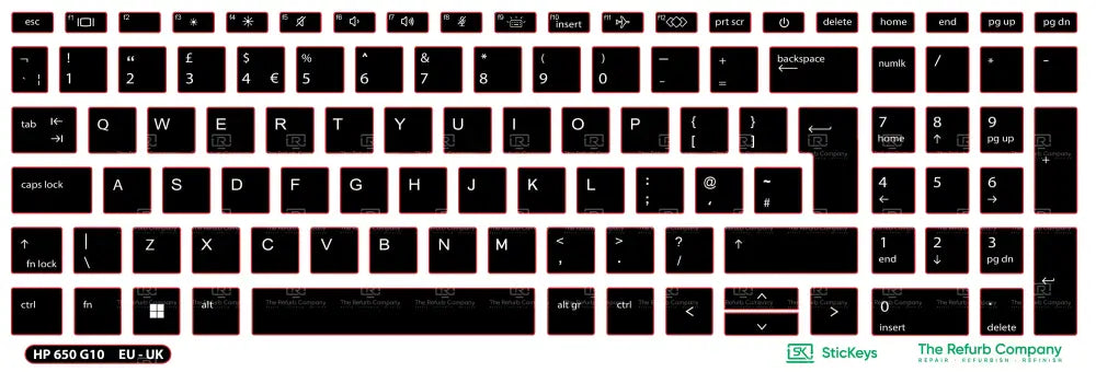 SticKeys® for HP Elitebook 650 G10