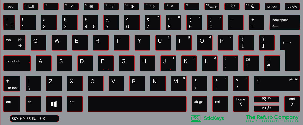 SticKeys for HP ProBook 430 G6/G7