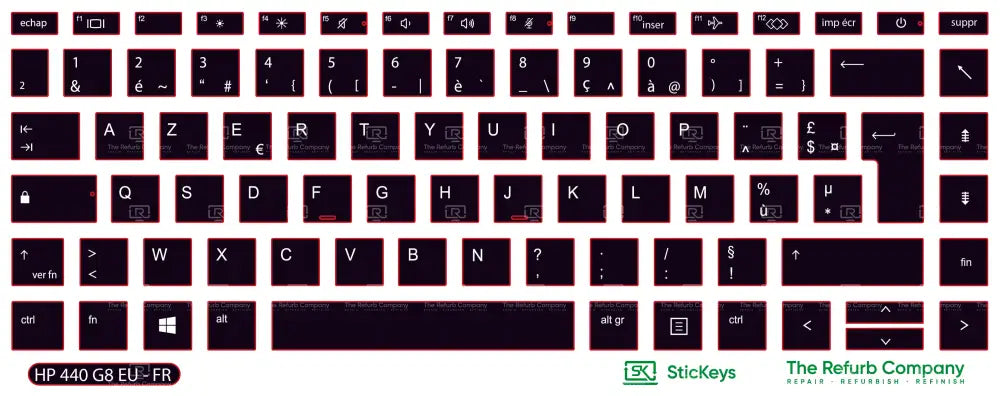 SticKeys® for HP Probook 440 G8, G9, G10