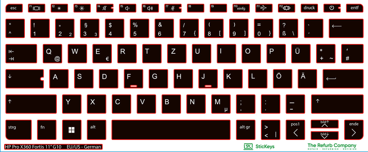 SticKeys for HP Pro x360 Fortis 11" G10