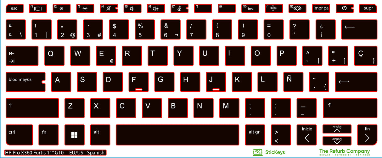 SticKeys for HP Pro x360 Fortis 11" G10