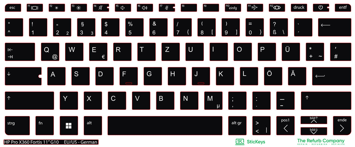 SticKeys for HP Pro x360 Fortis 11" G10