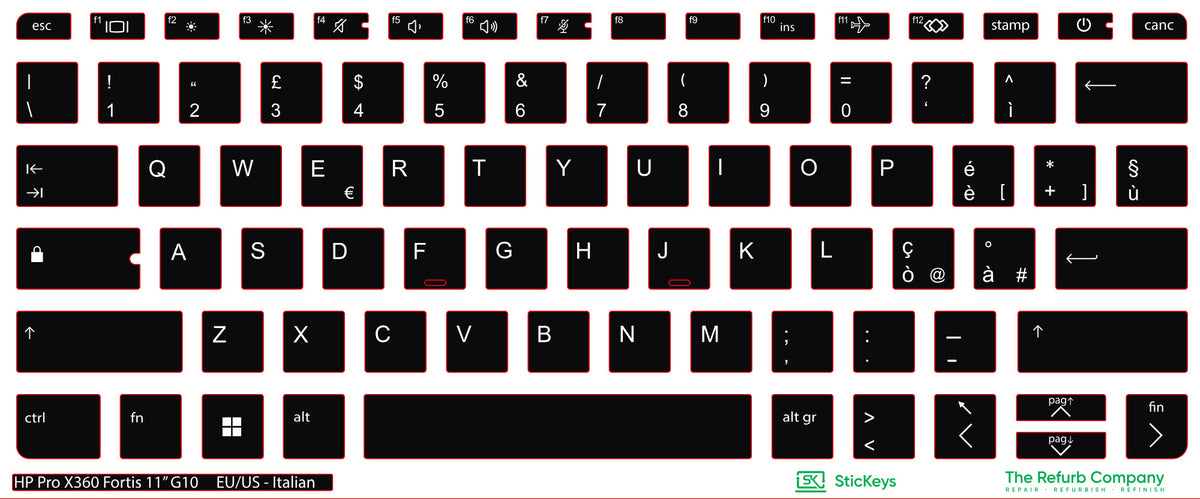 SticKeys for HP Pro x360 Fortis 11" G10
