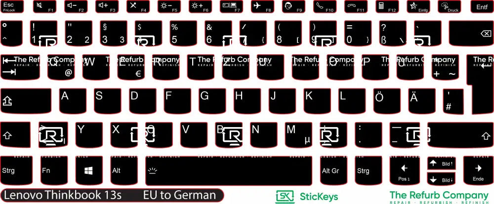 SticKeys® for Lenovo Thinkbook 13s G3