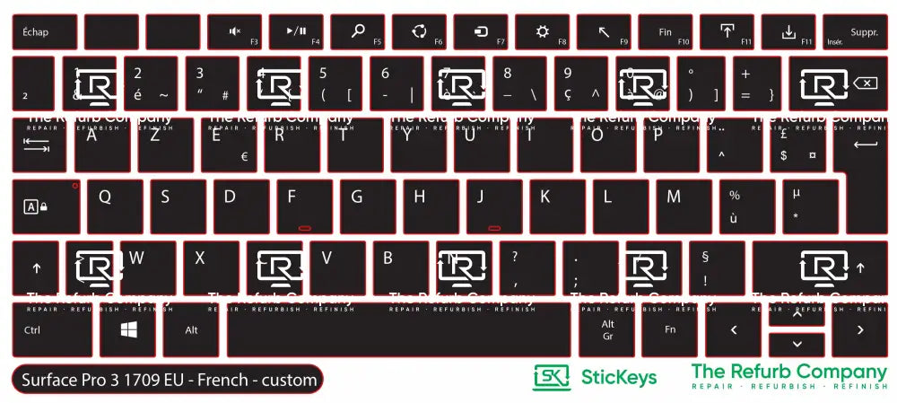 SticKeys® for Microsoft Surface Pro 3 1709