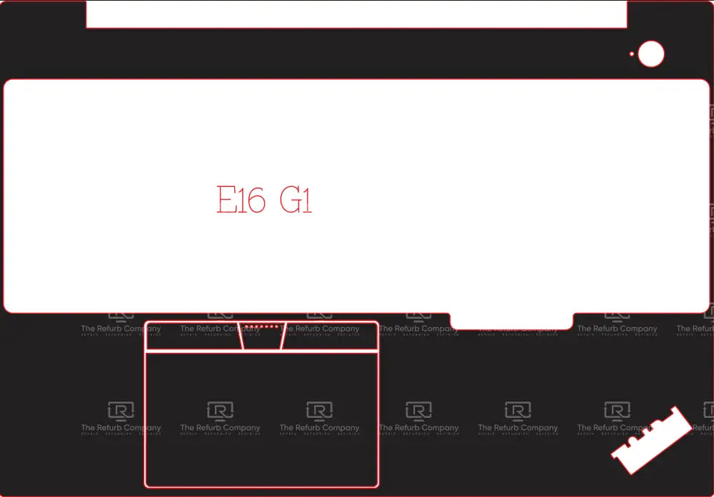 Palm/Track Skinz® for Lenovo ThinkPad E16 G1