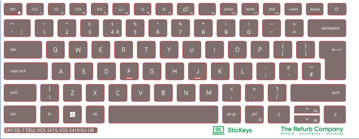SticKeys for Dell Vostro 5410, 5415