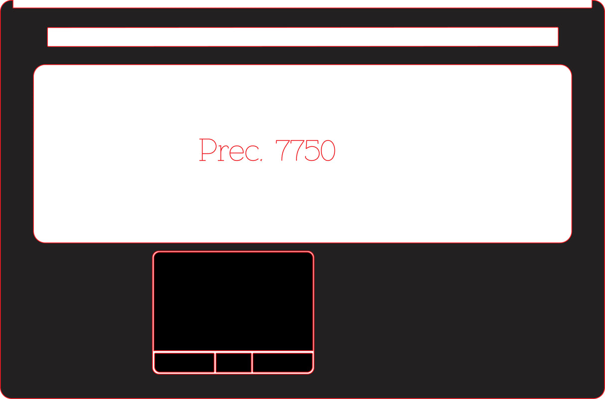 Palm & Track Skinz for Dell Precision 7750/7760