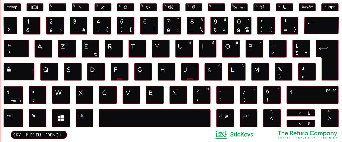 SticKeys for HP ProBook 430 G6/G7