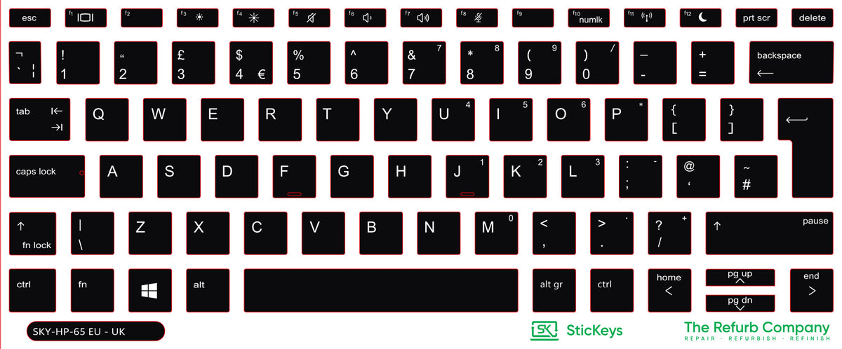 SticKeys for HP ProBook 430 G6/G7