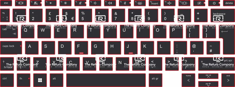 SticKeys® for HP Dragonfly G3, G4