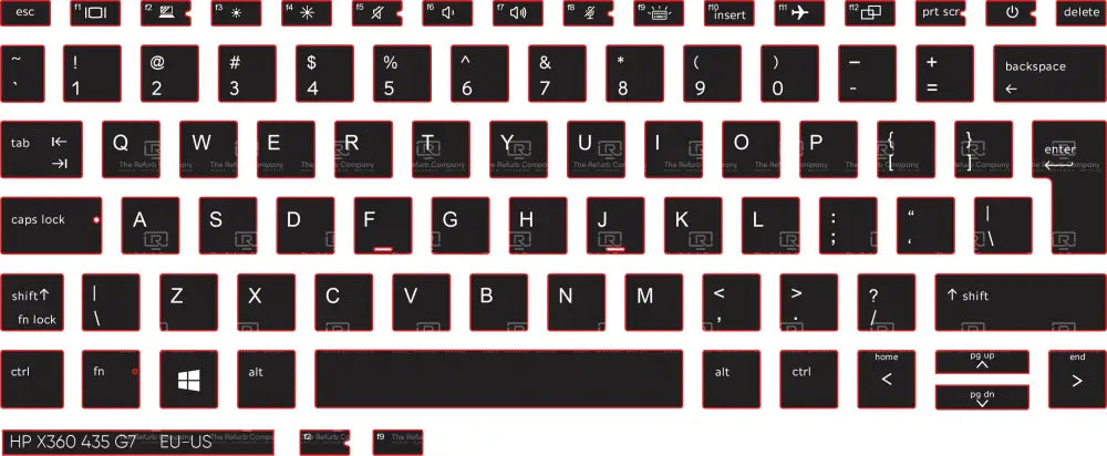 SticKeys® for HP X360 435 G7