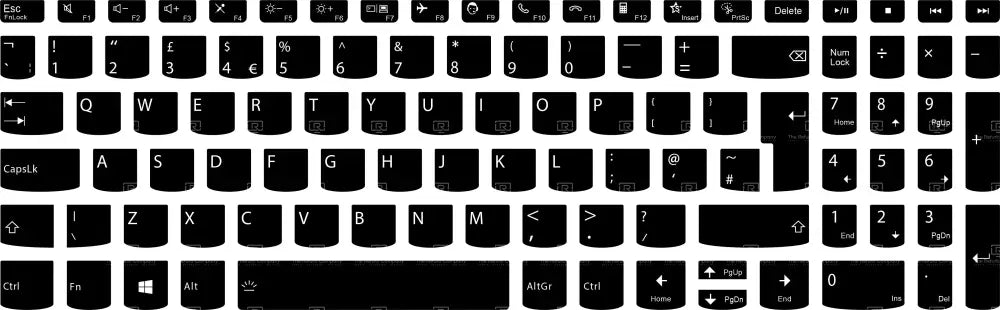 SticKeys® for Lenovo ThinkBook 15 G2 ARE/ITL/ITH/IMH