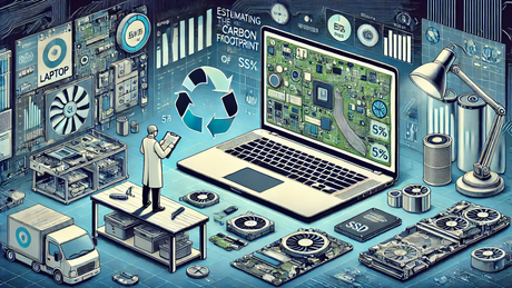 Estimating the Carbon Footprint of Laptop Components and Lifecycle Phases