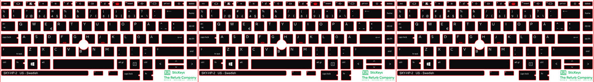SticKeys for HP EliteBook 745 840 845 G7/G8 - HP Firefly 14 G7