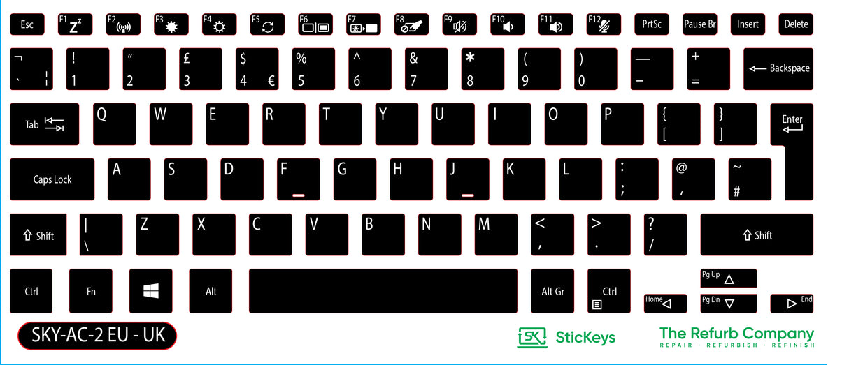 SticKeys® for Acer TravelMate Spin B3