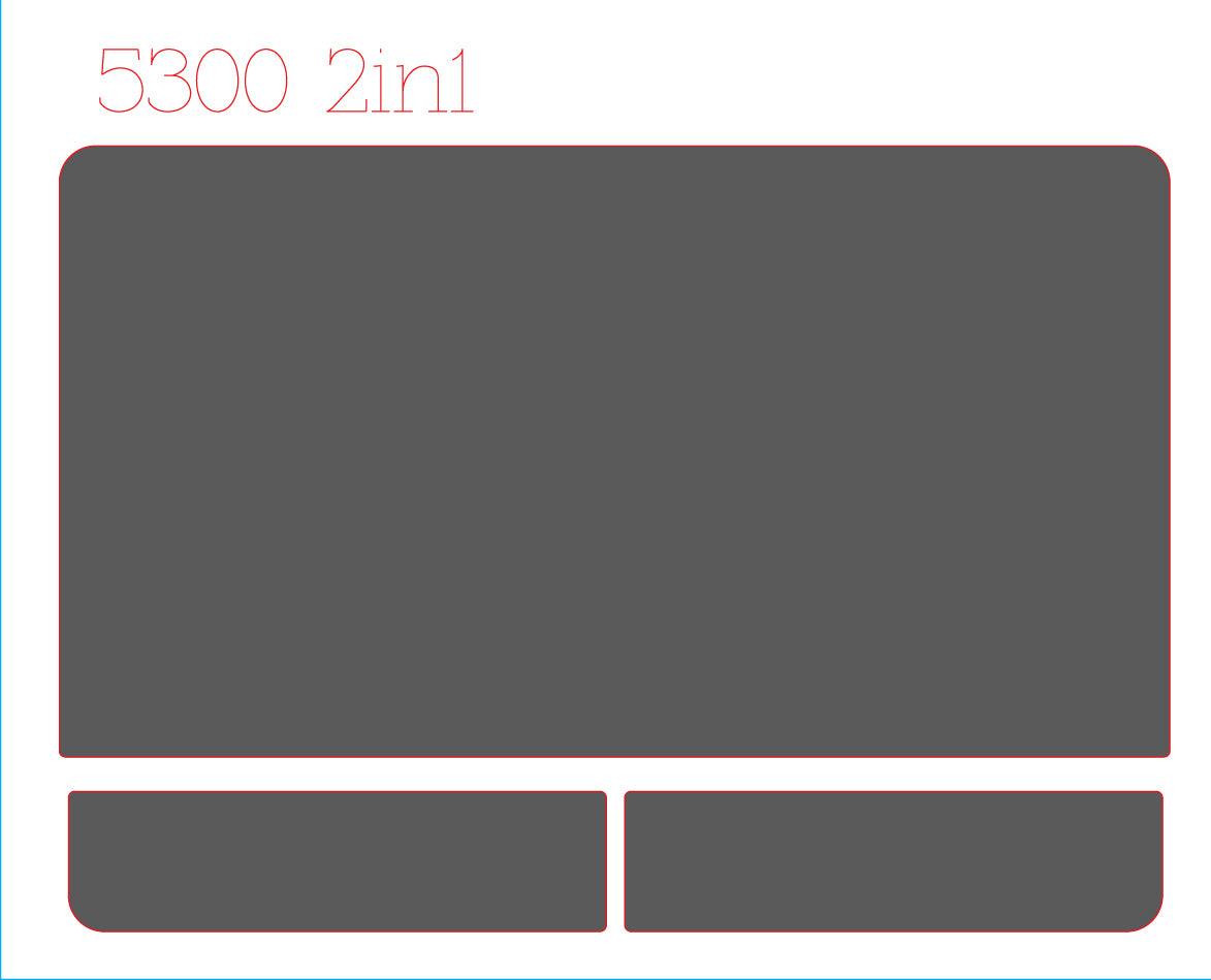Track & Button Skinz for Dell Latitude 5300 2in1
