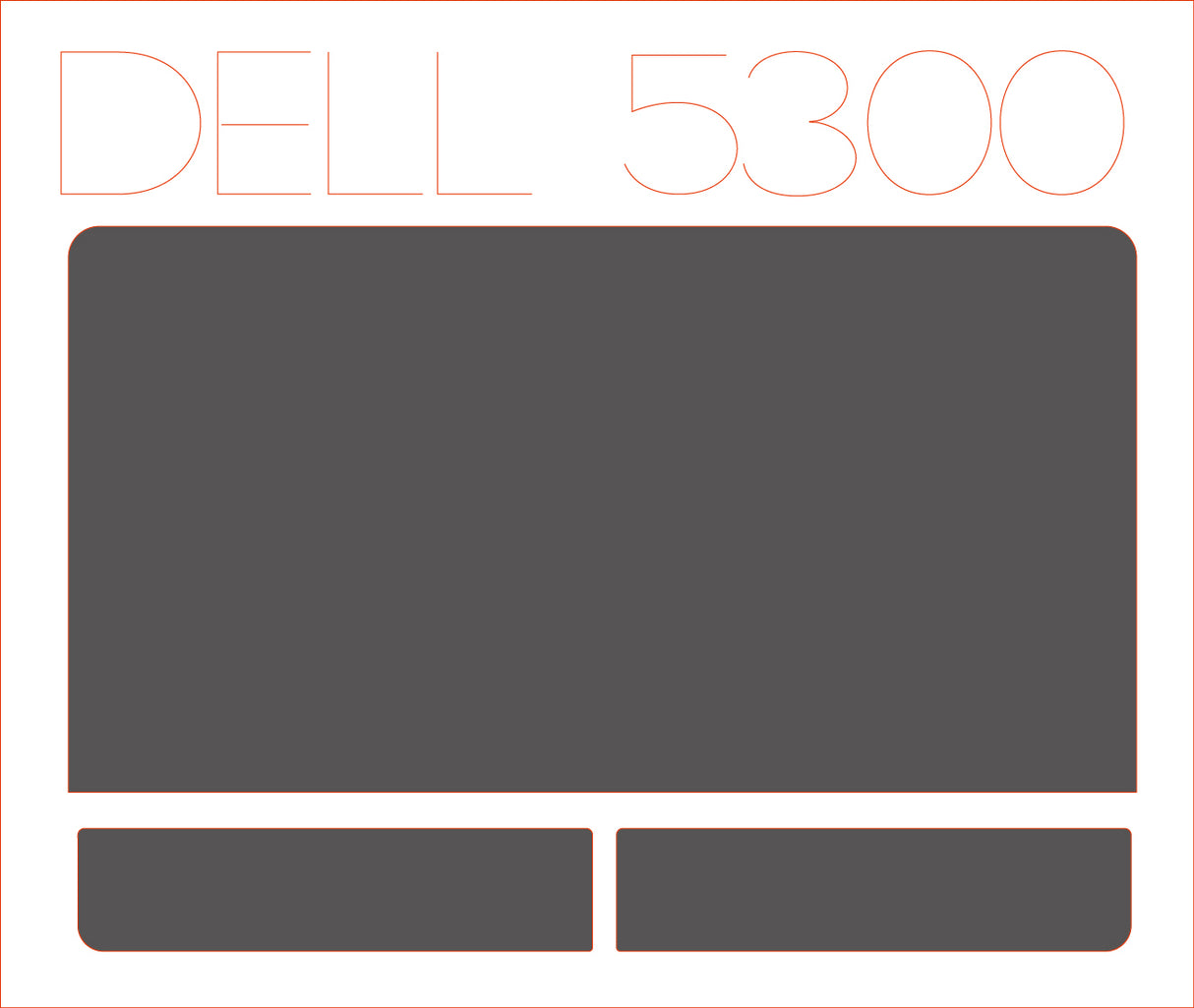 Track & Button Skinz for Dell Latitude 5300